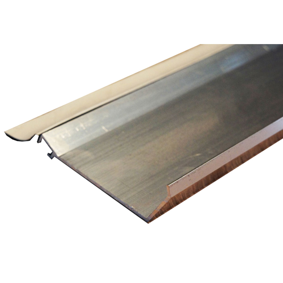 Wandanschlußprofil Alu Blank