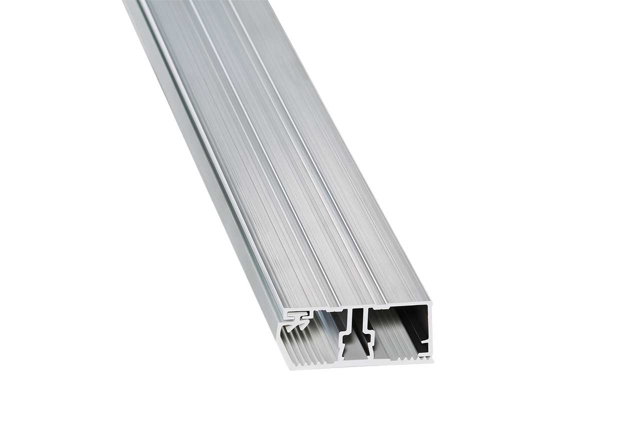 Aluminium Einfachprofil Rand für 16mm Platten