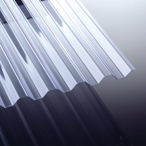 PVC Spundwand 70/18 glasklar 1,2mm liegend
