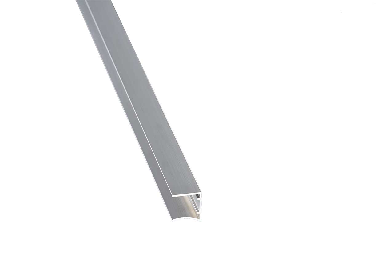 U-Profil Kantenschutz aus Aluminium für 16mm Doppestegplatten