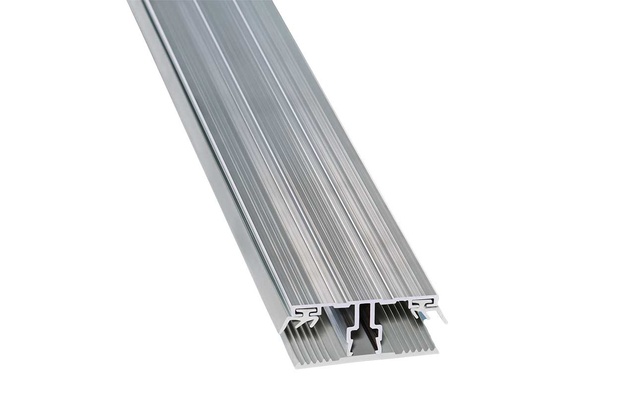 Aluminium Einfachprofil Mitte für 16mm Platten